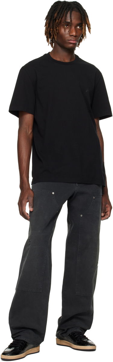 T-shirt Golden Goose Small Star Chest Logo Tee Sort | GMP01220-P000593-90100, 3