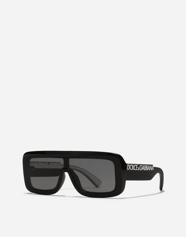 Solbriller Dolce & Gabbana Dg Logo Acetate Sunglasses Sort | VG601FVN1879V000, 1