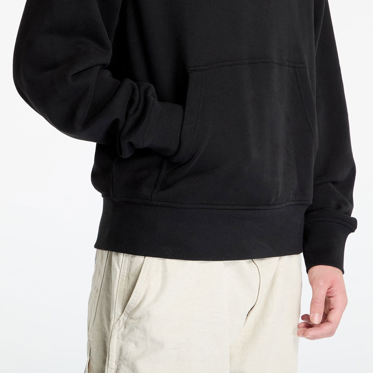 Sweatshirt CALVIN KLEIN Embroidered Box Hoodie Sort | J30J326147 BEH, 1