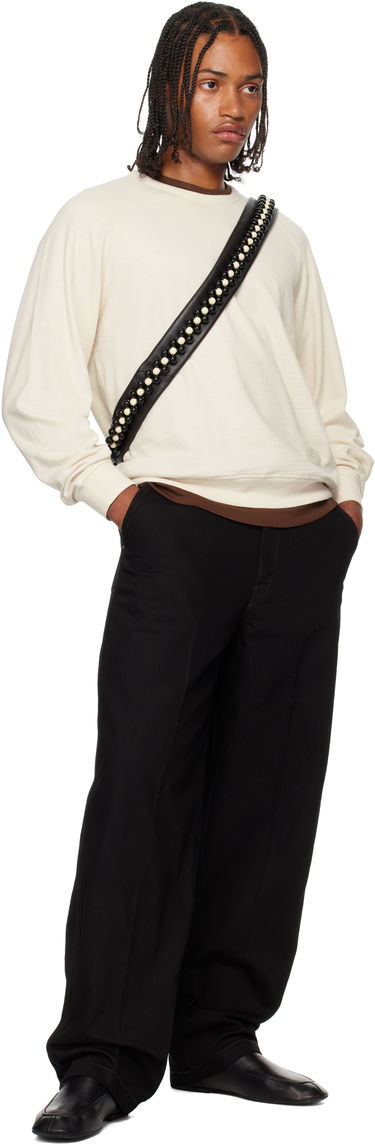 Sweatshirt LEMAIRE LEMAIRE Crew Neck Sweatshirt Hvid | TO1454 LJ1042, 3