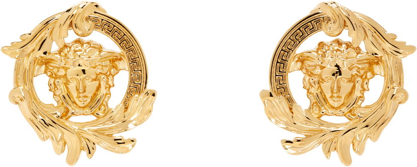 Øreringe Versace Versace Medusa Barocco Earrings Metalisk | 1019023_1A00620_3J000