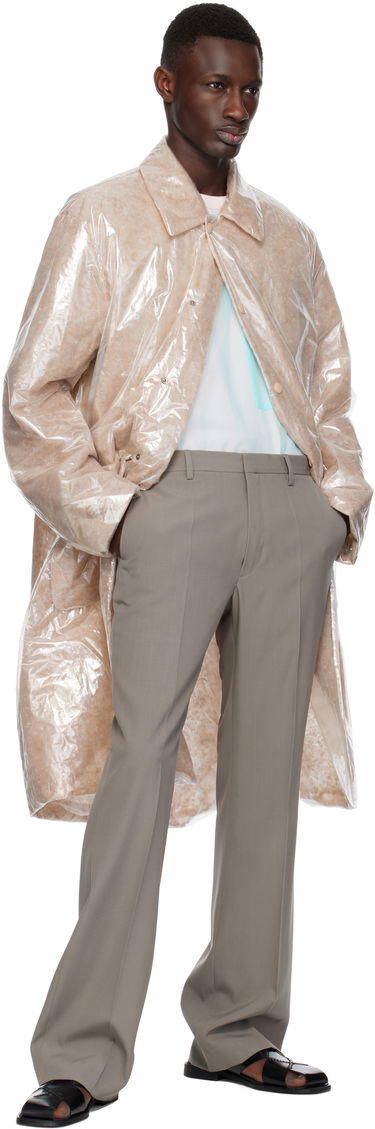 Regnfrakke Dries Van Noten Dries Van Noten Loose Fit Mac Coat Beige | 251-020222-1257, 3