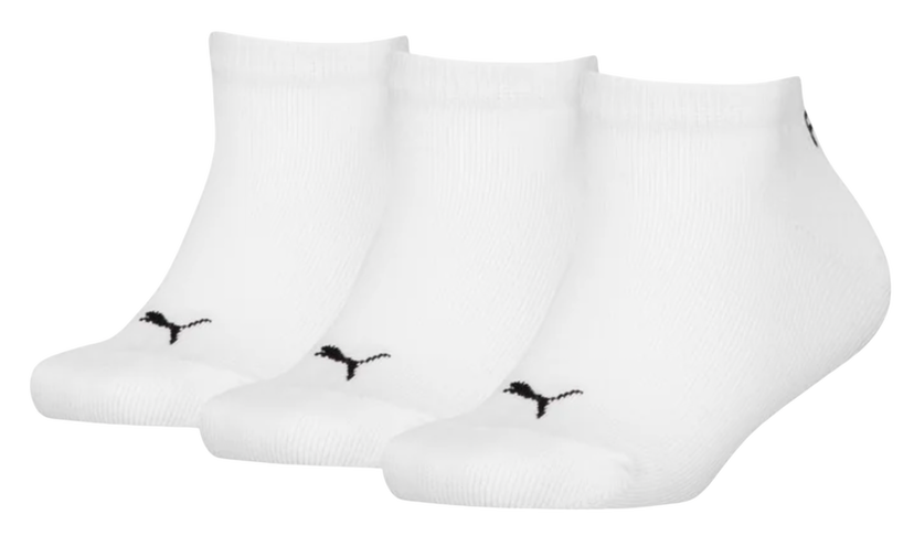 Sokker Puma Puma Plain 3-Pack Quarter Socks Hvid | 701231277-300