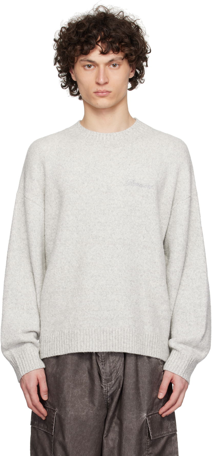 Sweater Represent Clo Represent Marled Knit Sweater Grå | MLM3839