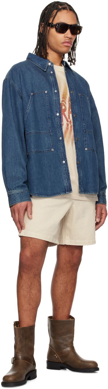 Skjorte ISABEL MARANT Isabel Marant Owenn Denim Shirt Blå | CH0208HA-C1H06H, 4