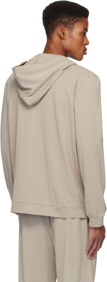 Sweatshirt SKIMS Jersey Lounge Zip-Up Hoodie Grå | TP-ZUP-5417M, 2