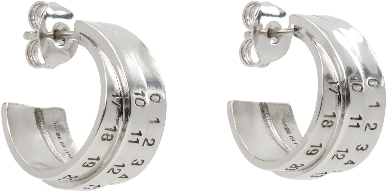 Øreringe Maison Margiela MM6 Maison Margiela Numeric Earrings Metalisk | SM6VG0083 P6627, 1
