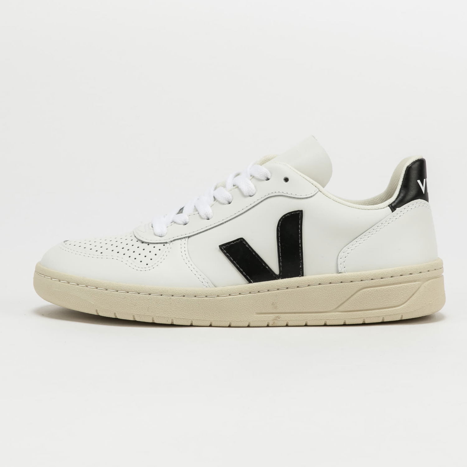 Sneakers og sko Veja V-10 Leather Extra Hvid | VX0200005A, 0
