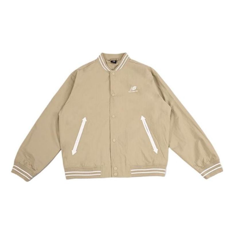 Bomberjakke New Balance NBX Urban Remix Baseball Jacket Beige | AMJ33362-BNN