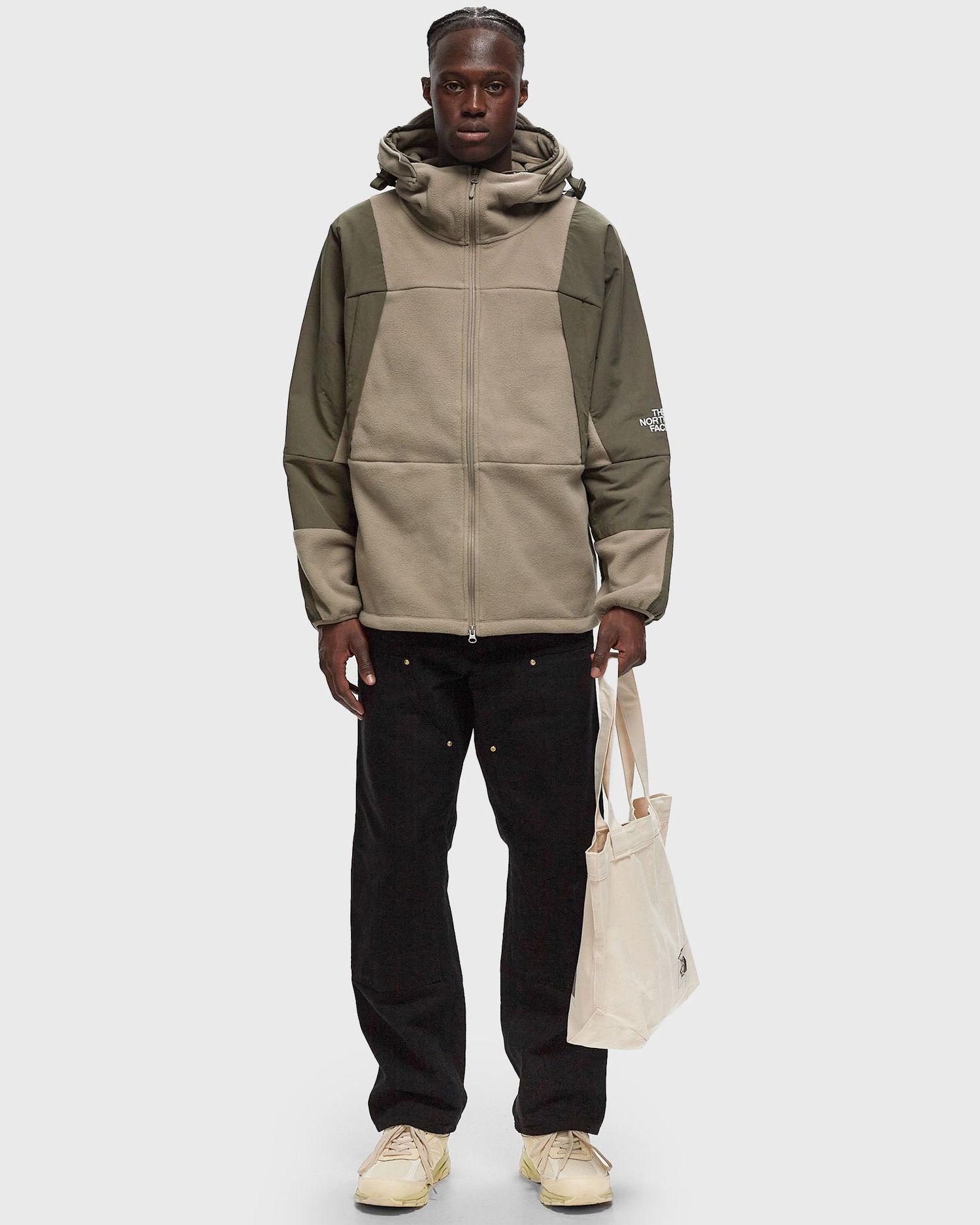 Sweatshirt The North Face Fleece Jacket With Hood Beige | NF0A8A849O01, 1