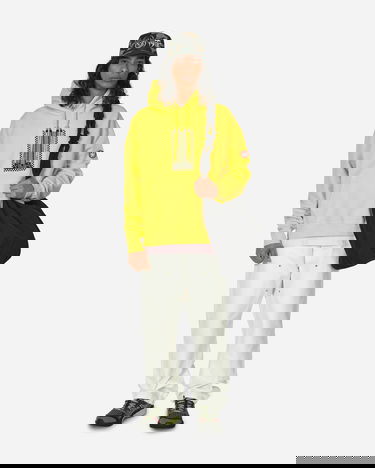 Sweatshirt Cav Empt Overdye Reprocess Heavy Hooded Sweatshirt Yellow Gul | CES25CS07 YLLW, 4