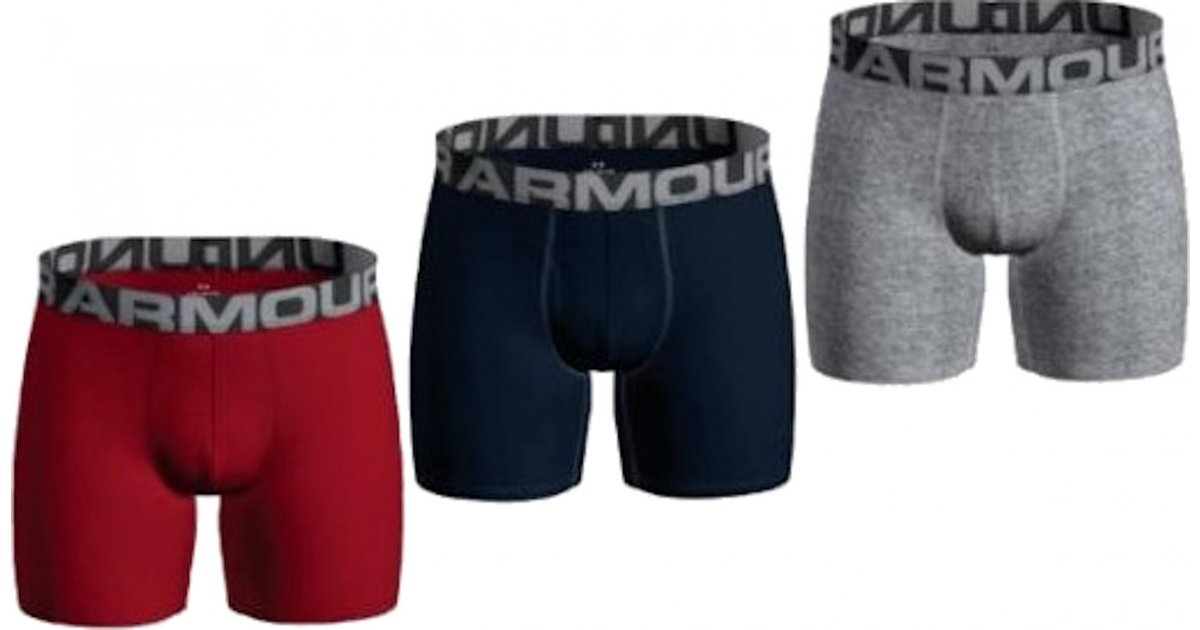 Boksere Under Armour Charged Cotton Flerfarvet | 1363617-600, 1