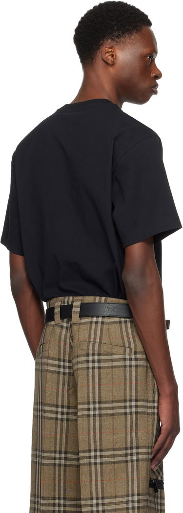 T-shirt Burberry Cross Stitch Horseferry Print Cotton T-Shirt Sort | 8109021, 2