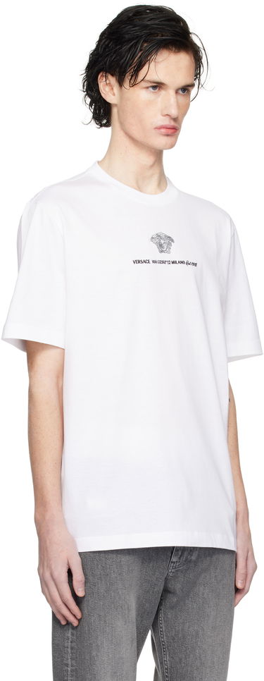 T-shirt Versace Embroidered Medusa Graphic T-Shirt Sort | 1013302_1A11054, 4