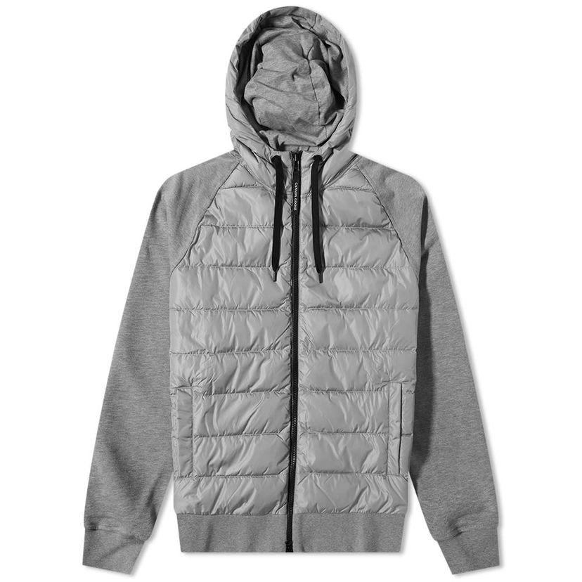 Puffer jakke Canada Goose Canada Goose Hybridge Huron Hoody Grå | 6843M-717