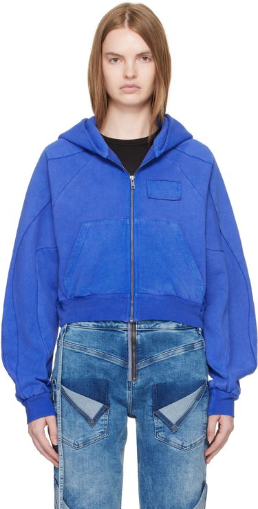 Sweatshirt Ottolinger Ottolinger Multiline Zip Hoodie Blå | 115-600415-03, 0