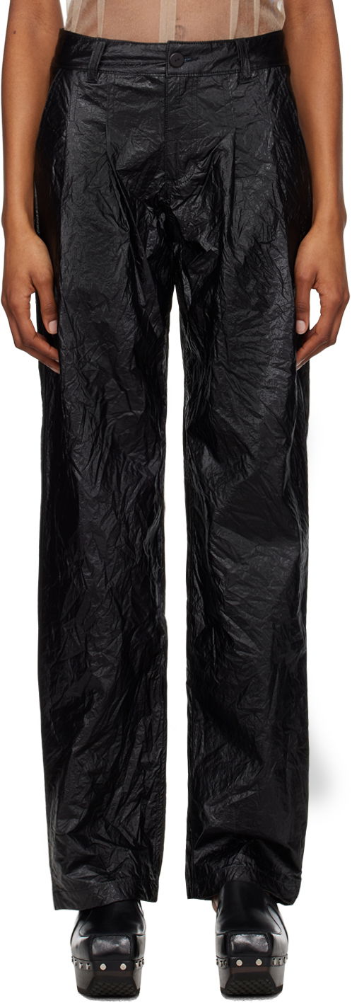 Bukser Eckhaus Latta Pleated Trousers Sort | 9016-EL-SS24-O -, 0