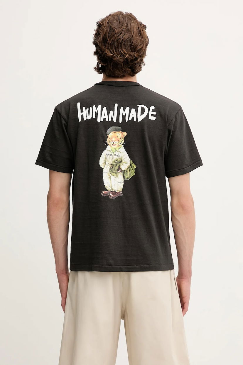 T-shirt Human Made Human Made Knitted Graphic T-Shirt Sort | HM29TE013