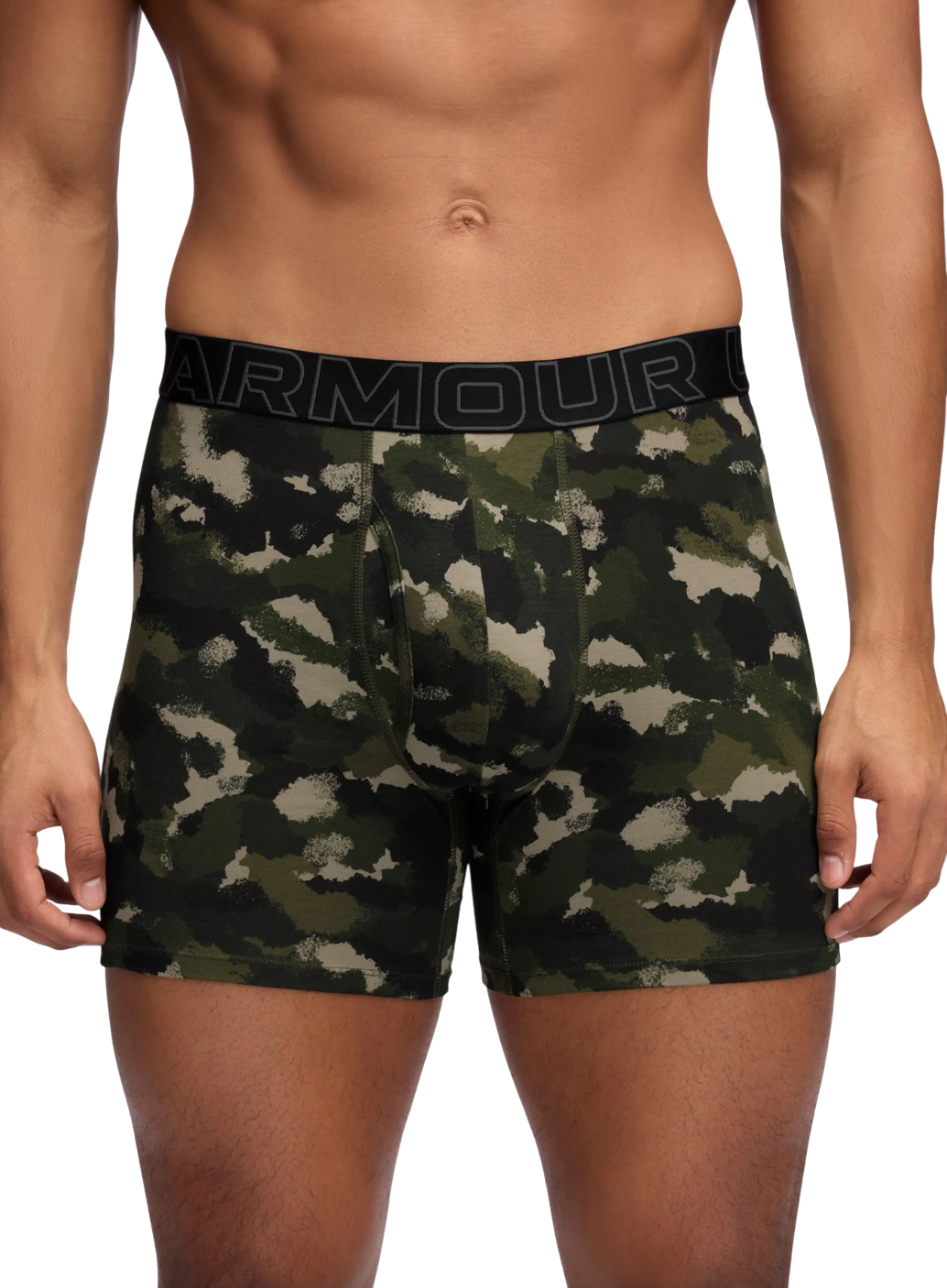Boksere Under Armour Performance Cotton Printed 6-Inch Boxer Briefs 3-Pack Flerfarvet | 1383890-391, 1