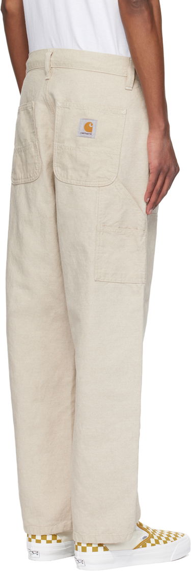 Cargo bukser Carhartt WIP Linen Double Knee Trousers Beige | I033580, 2