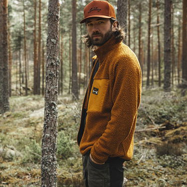 Sweater Lundhags Lundhags Flok Wool Pile Fleece Jacket Brun | 1113100, 2