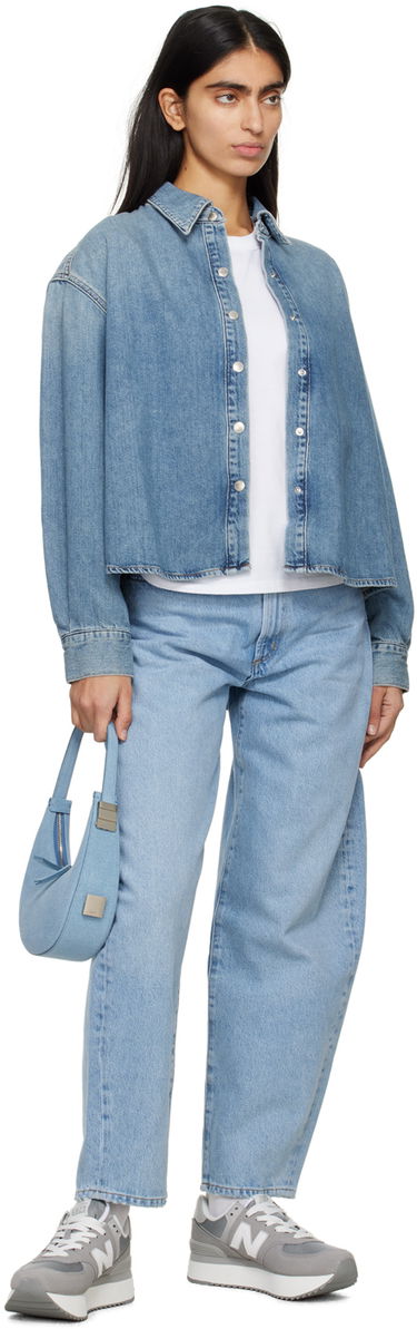 Håndtaske OSOI Mini Denim Shoulder Bag Blå | 22FB030-101-10, 3