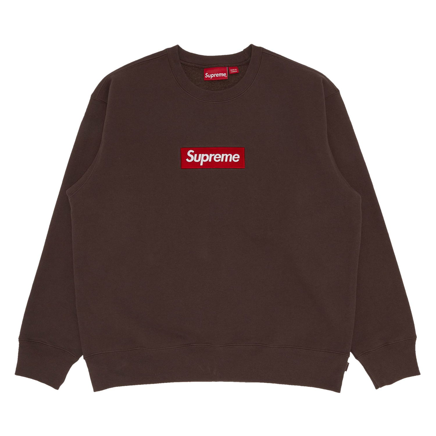 Sweatshirt Supreme Box Logo Crewneck "Umber" Brun | FW22SW65 UMBER, 1