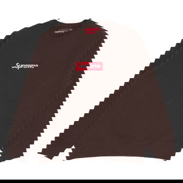 Sweatshirt Supreme Box Logo Crewneck "Umber" Brun | FW22SW65 UMBER, 1
