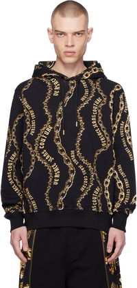 Chain Couture Print Hoodie