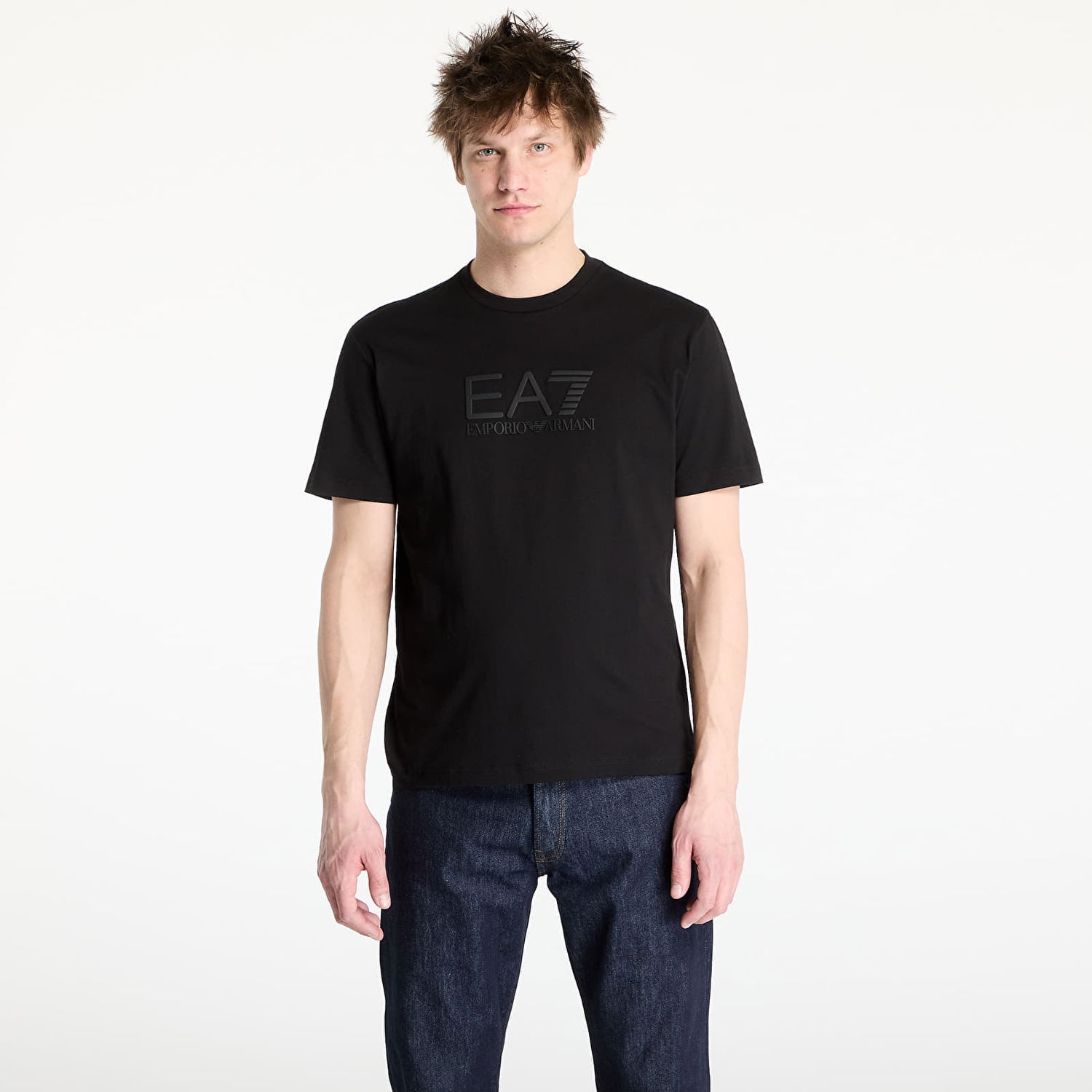 T-shirt Emporio Armani EA7 Emporio Armani Train Visibility T-Shirt Sort | 7M000224AF10375UC001, 0