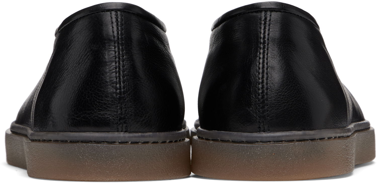 Tøj LEMAIRE Lemaire Linoleum Piped Loafers Sort | FO0098 LL0003, 1