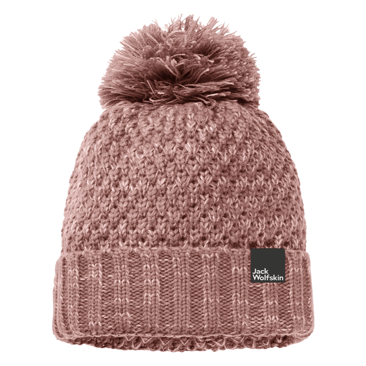 Beanie Jack Wolfskin Knitted Beanie with Pompom HIGHLOFT Lyserød | 1908011-3068, 0