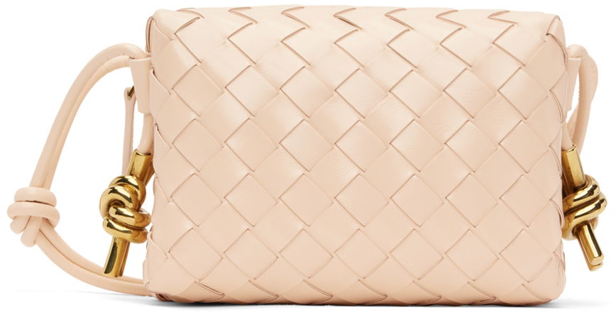 Skuldertaske Bottega Veneta Mini Loop Camera Bag Beige | 736125 V2GV1, 0