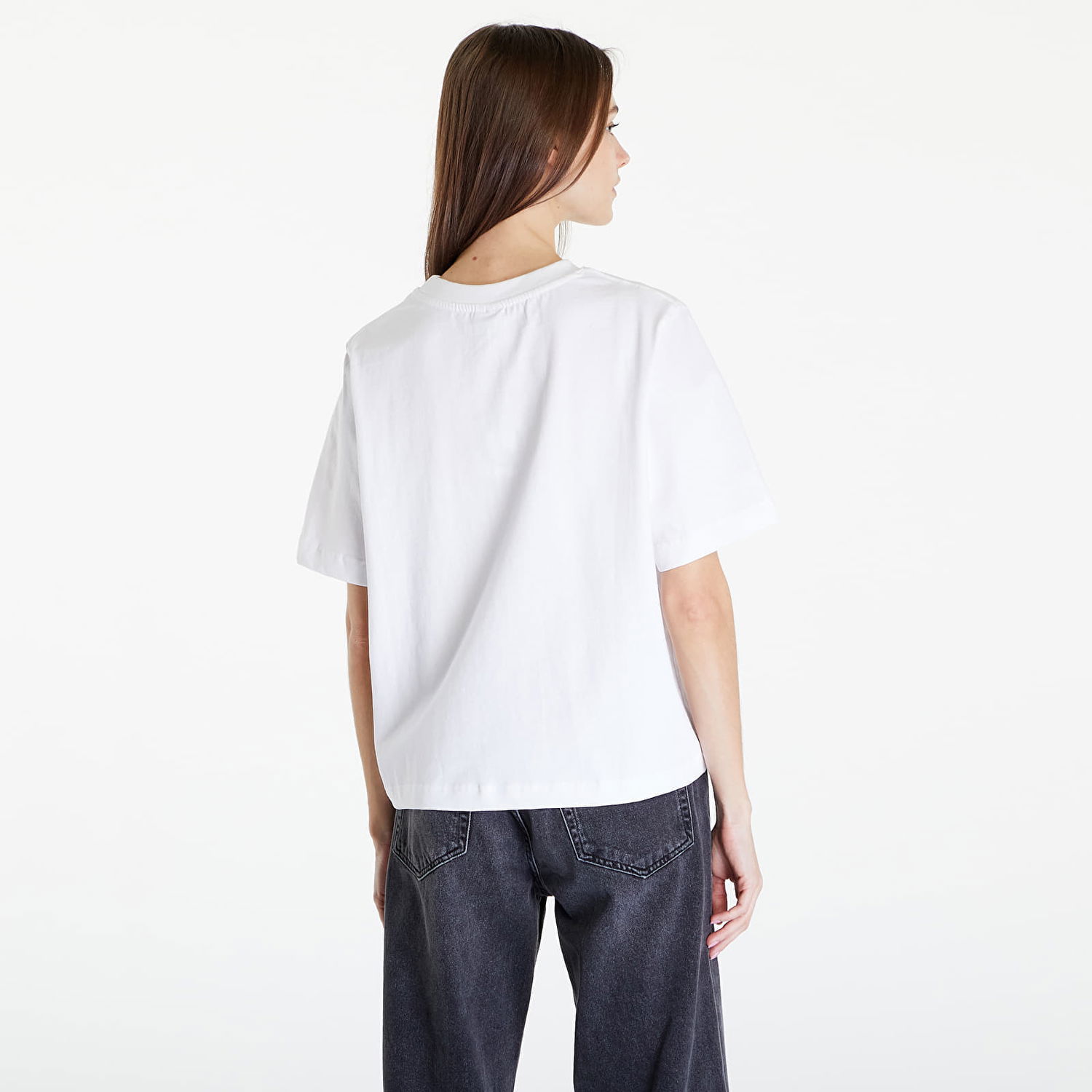 T-shirt Queens Essential T-Shirt With Contrast Print White Hvid | QNS_018, 1
