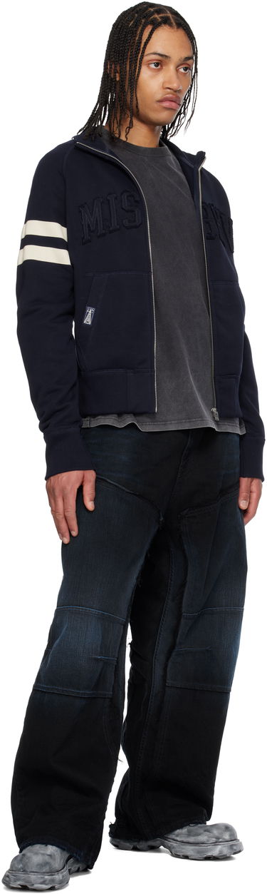 Sweatshirt MISBHV MISBHV Zuma Zip-Up Sweater Mørkeblå | 250M150, 3