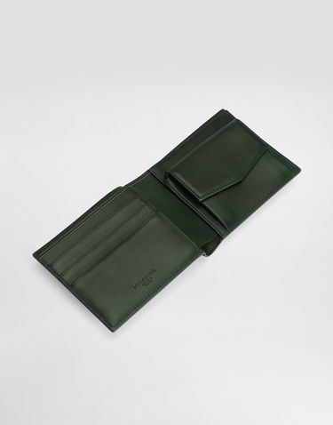 Tegnebog Dolce & Gabbana Dolce & Gabbana Woven Leather Bifold Wallet Grøn | BP3102AN41989868, 3