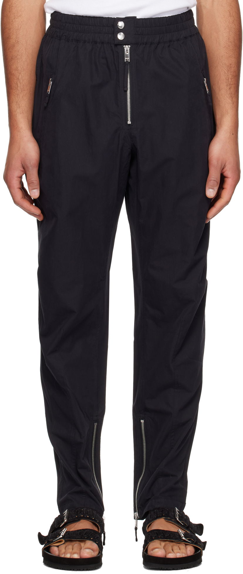 Joggingbukser ISABEL MARANT Isabel Marant Yilsen Zipped Trousers Sort | 25PPA0439HC-C1C02H