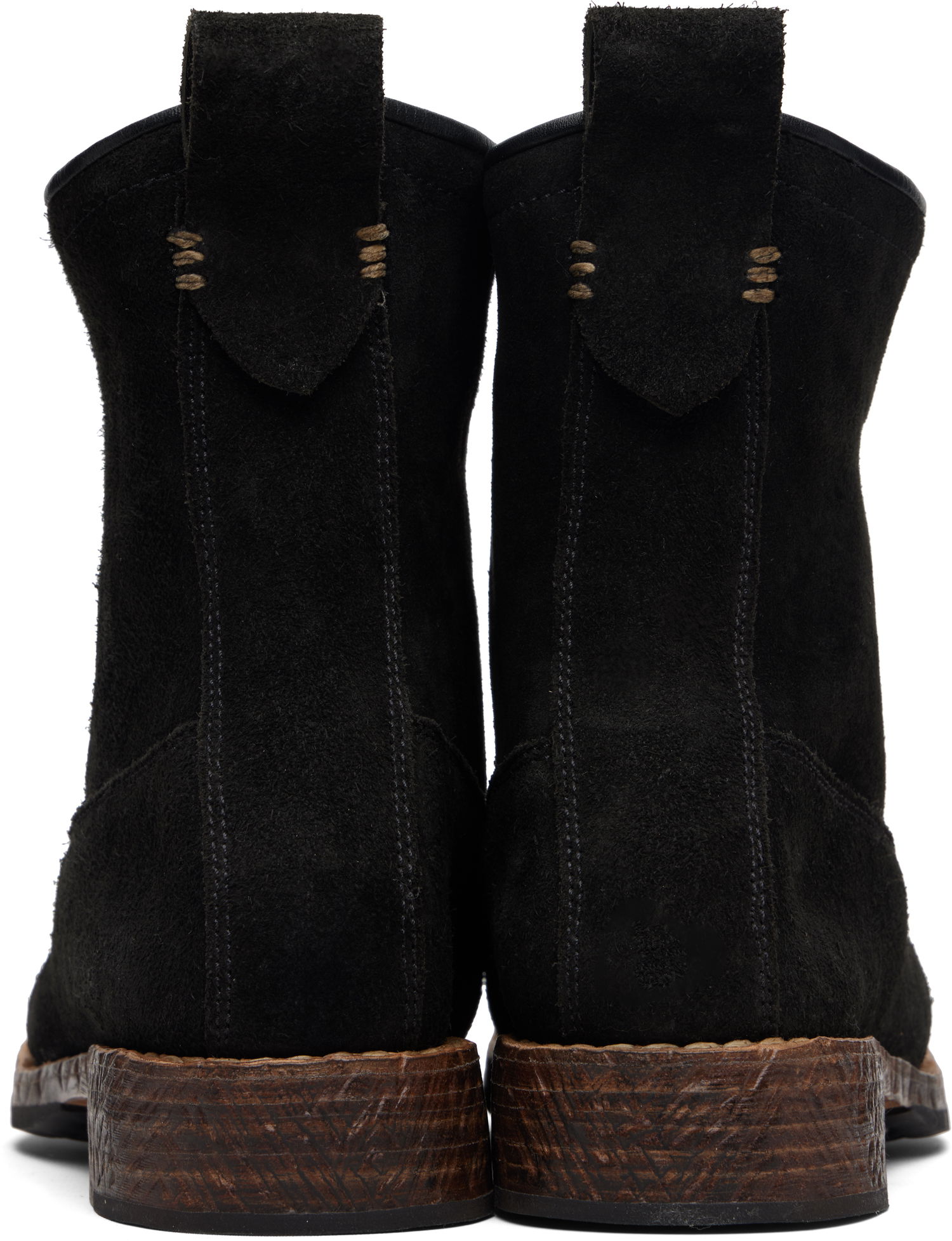 Sneakers og sko visvim Nakoda Suede Moc-Toe Boots Sort | 0125202002009, 1