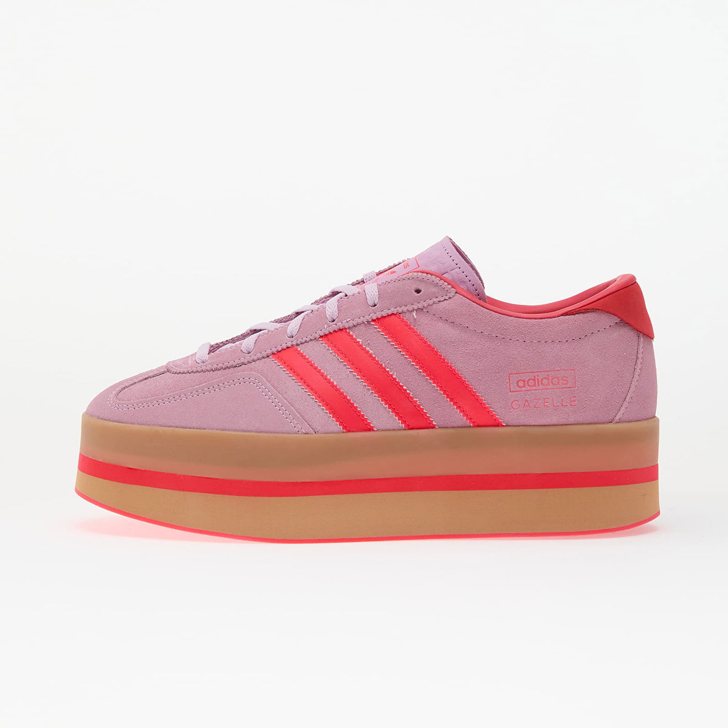 Sneakers og sko adidas Originals Gazelle Stack W Bliss Lilac/ Lucid Red/ Gum Lyserød | JS3925, 0