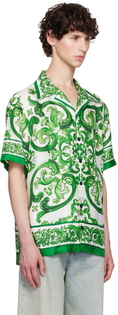 Skjorte Dolce & Gabbana Print Shirt Grøn | G5JH9THI1S6, 1