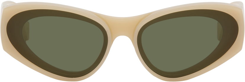 Solbriller Loewe Loewe Cateye Sunglasses Beige | LW40171UW6225N 192337236129