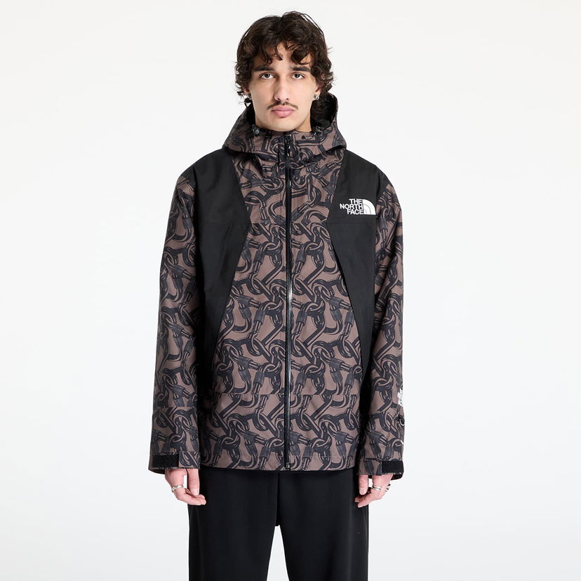 Vindjakke The North Face Shell Print Jacket Brun | NF0A8C6ZAC91