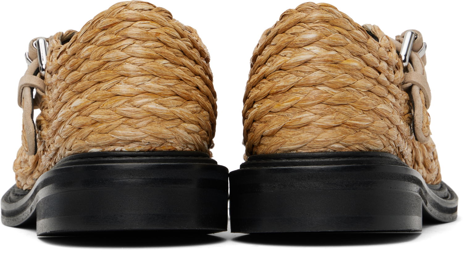 Skopleje Moschino Moschino Olivia Raffia Mary Jane Loafers Beige | MA10624C1M MX0 10A, 1