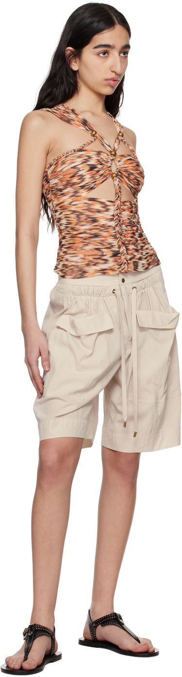 Crop top ISABEL MARANT Isabel Marant Revon Cutout Halter Top Orange | HT0638FA-C2J05I, 3