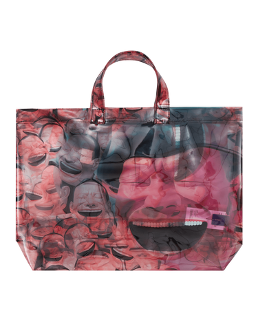 Mulepose Comme des Garçons Yue Minjun Tote Bag Lyserød | FG-K210-SS21 1, 4