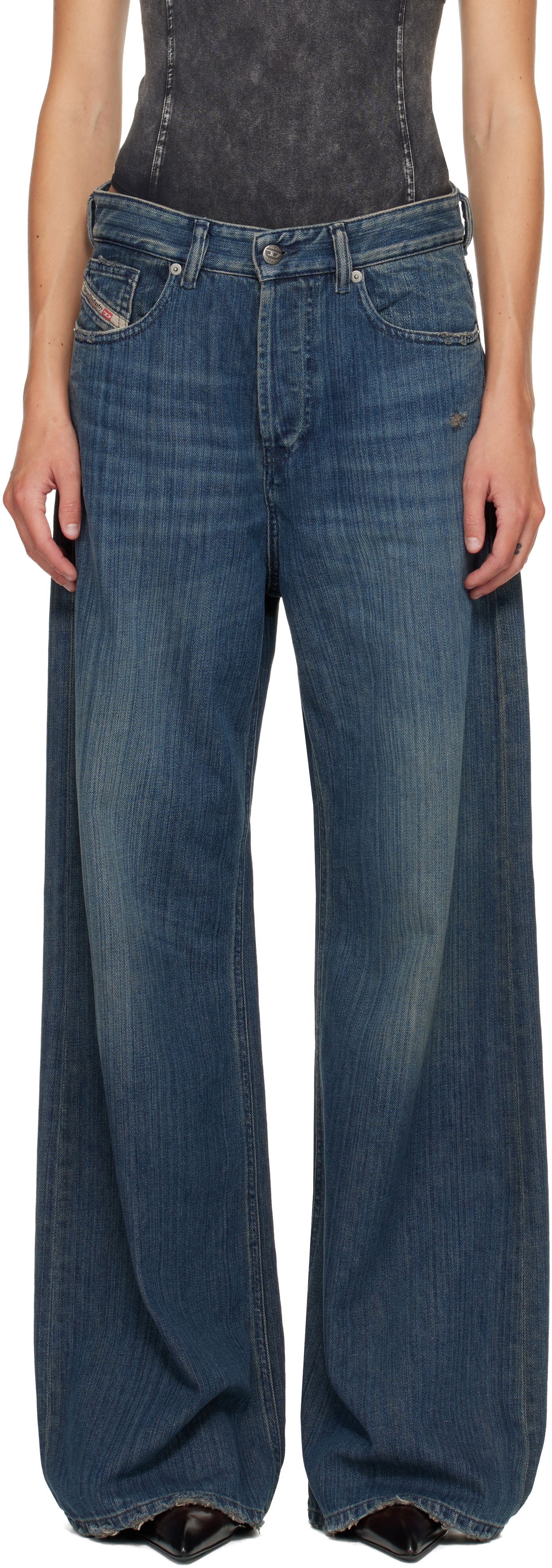 Jeans Diesel Relaxed Wide-leg 1996 D-Sire Jeans Blå | A06925 09M09, 0