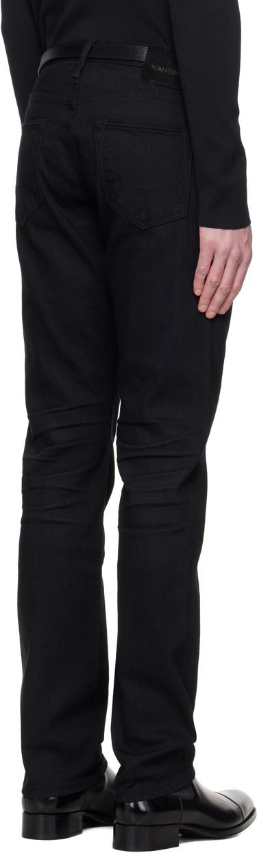 Jeans Tom Ford TOM FORD Stretch Straight Fit Denim Jeans Sort | DPH001-DMC005S23, 2