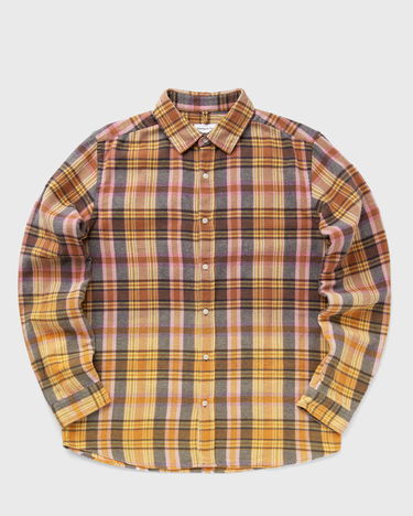 Skjorte Edmmond Studios BLEACHED SHIRT Longsleeves Orange | 324-10-22300, 0