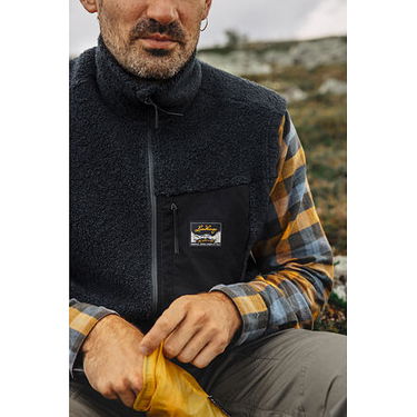 Vest Lundhags Lundhags Flok Wool Pile Vest Grå | 1113102, 1