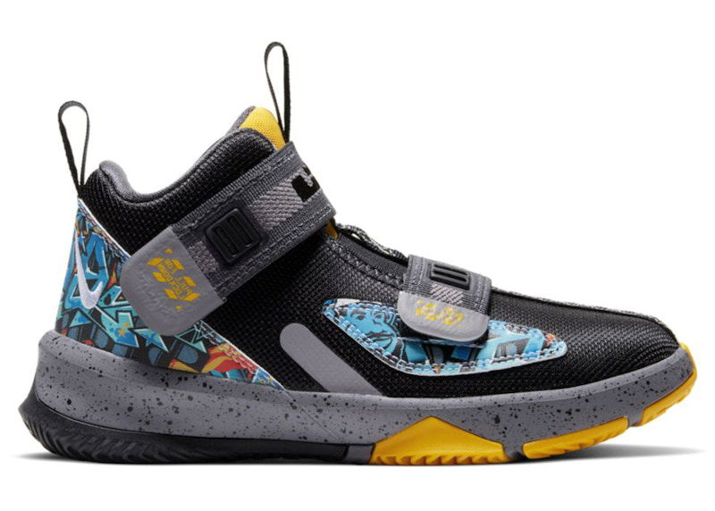 Sneakers og sko Nike LeBron Soldier 13 Graffiti Flerfarvet | AR7586-070